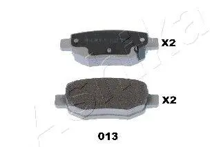 Колодки гальмівні дискові (комплект 4 шт) ASHIKA 51-00-013 Купити в Україні