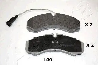 Тормозные колодки, дисковый тормоз.) ASHIKA 5101100