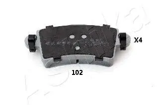 Колодки тормозные дисковые задние RENAULT, OPEL (выр-во) ASHIKA 5101102