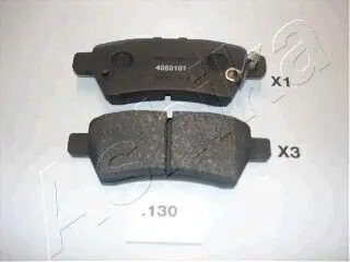 Колодки тормозные задние дисковые NISSAN NAVARA (выр-во) ASHIKA 5101130