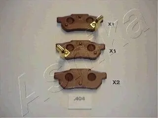 Тормозные колодки, дисковый тормоз.) ASHIKA 5104404