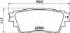 Колодки гальмівні (задні) Mitsubishi Eclipse Cross 17-/Outlander 1.5-3.0 12 ASHIKA (51-05-515) зображення 2
