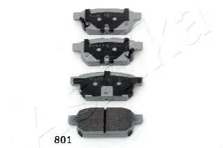 Колодки гальмівні (задні) Suzuki Vitara III 15-/SX4 S-cross 13-/Swift IV 10-/Baleno 16 ASHIKA 5108801