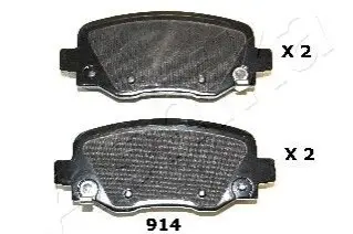 Колодки гальмівні (задні) Jeep Cherokee 13 ASHIKA 5109914