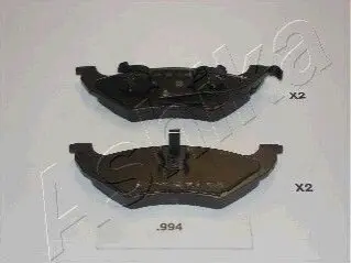 Колодки гальмівні (задні) Chrysler Voyager 2.4-3.3 00-08/ Grand Voyager IV 99-08/ Dodge Caravan 00 ASHIKA 5109994