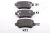 Колодки гальмівні (задні) Opel Astra G/H/ Combo 01- /Kia Venga (Lucas-Girling) ASHIKA (510KK12) зображення 1
