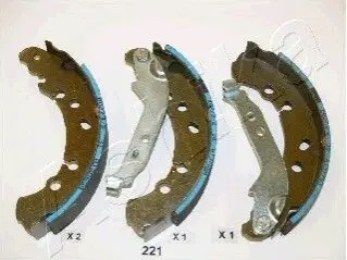 Колодки гальмівні (задні) Toyota Yaris 1.0-1.5 05- (барабанні) (202x38.5) ASHIKA 5502221