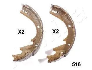 Колодки тормозные с накладками CANTER 631/634 (W=6 ASHIKA 5505518