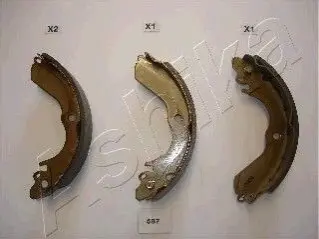 Колодки гальмівні барабанні (комплект 4 шт) ASHIKA 5505587 Купити в Україні