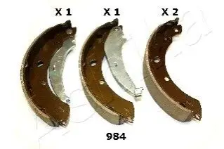 Колодки гальмівні барабанні ASHIKA 5509984 Купити в Україні