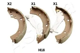 Гальмівні колодки (набір) ASHIKA 550HH18 Купити в Україні