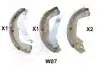 Колодки тормозные барабанні (комплект 4 шт) ASHIKA (550WW07) изображение 1
