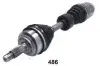 Піввісь (передня) Honda Accord 2.0/2.4 03-08 (R) (28x27x548) ASHIKA (6204486) зображення 1