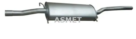 Глушитель системы выпуска (средний) ASMET 01078