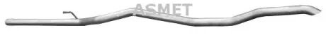 Вихлопна труба задн MERCEDES SPRINTER 4-T (B904) 2.1D/2.7D/2.9D 02.96-05.06 ASMET 02032