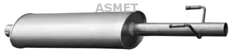 Центр. глушитель, выпускная сист. ASMET 02044