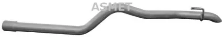 Вихлопна труба задн MERCEDES SPRINTER 3,5-T (B906), SPRINTER 3-T (B906) VW CRAFTER 30-35, CRAFTER 30-50 2.1D/2.2D/2.5D 04.06-12.18 ASMET 02062