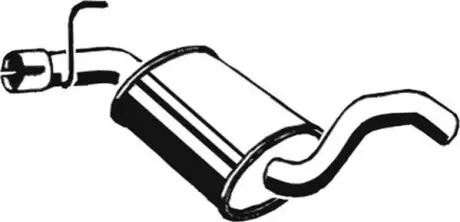Глушник передній VW GOLF III, GOLF IV, VENTO 1.8/1.9D 11.91-06.02 ASMET 03036