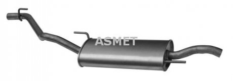 Глушитель выхлопных газов (конечный) ASMET 03046 (фото 1)