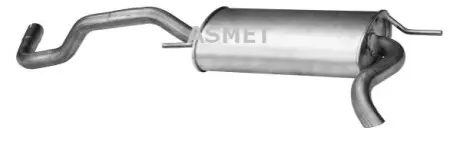 Глушник вихлопної системи задній VW POLO, POLO III 1.0-1.6 10.94-09.01 ASMET 03049
