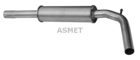 Глушитель передний VW POLO, POLO III 1.4D/1.7D/1.9D 10.94-09.01 ASMET 03094