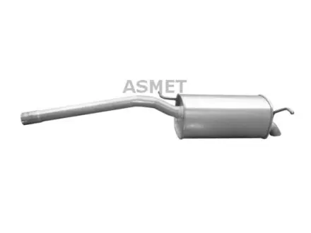 Глушник вихлопної системи задній VW CADDY III 1.6 04.04-05.15 ASMET 03105