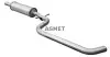 Глушник вихлопної системи середній AUDI A3 SEAT ALTEA, ALTEA XL, LEON, TOLEDO III VW GOLF PLUS, GOLF PLUS V, GOLF V, GOLF VI 1.2-1.6LPG 05.03-07.15 ASMET (03116) зображення 2
