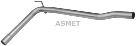 Вихлопна труба середн VW TRANSPORTER T4 1.9D/2.4D 07.90-09.98 ASMET 04064