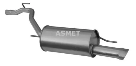 Задний. глушитель, выпускная сист. ASMET 04071