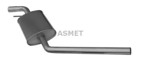 Глушник передній VW TRANSPORTER T4 1.9D-2.8 07.90-06.03 ASMET 04073