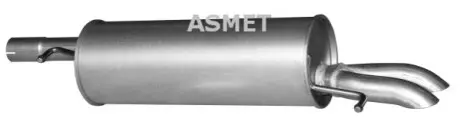 Глушник вихлопної системи задній VW PASSAT B5 1.9D 10.96-11.00 ASMET 04076