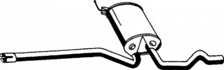 Глушник передній VW PASSAT B5 1.8/1.9D 10.96-11.00 ASMET 04077