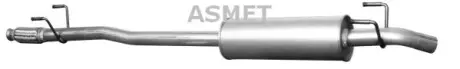 Глушитель системы выпуска, задний ASMET 04102