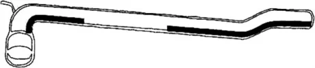 Выхлопная труба средн (диаметр:55мм) VW TRANSPORTER T4 2.5D 09.95-04.03 ASMET 04107