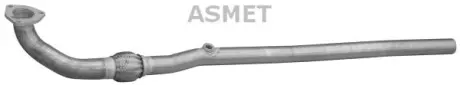 Вихлопна труба передн OPEL MERIVA A 1.6 01.06-05.10 ASMET 05121