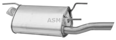 Глушник вихлопної системи задній OPEL VECTRA B 1.6-2.2 09.95-07.03 ASMET 05124