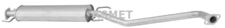 Глушник передній OPEL VECTRA B 1.8-2.6 09.95-07.03 ASMET 05131