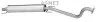Глушник передній OPEL ASTRA G 1.6/1.8/2.0 02.98-10.05 ASMET (05158) зображення 1