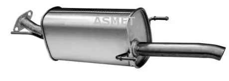 Глушник вихлопної системи задній OPEL ASTRA F CLASSIC, ASTRA G 1.4-2.0D 01.98-01.05 ASMET 05161
