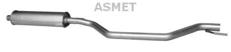 Глушник передній OPEL SIGNUM, VECTRA C 1.8 05.03-12.08 ASMET 05175