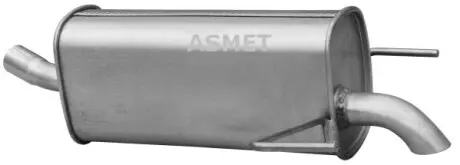 Глушник вихлопної системи задній OPEL ASTRA H, ASTRA H CLASSIC, ASTRA H GTC 1.2-1.8 01.04-05.14 ASMET 05180