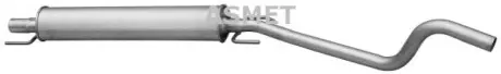 Глушник передній OPEL ASTRA G, ASTRA H, ASTRA H GTC 1.6/1.8 11.02-05.14 ASMET 05181