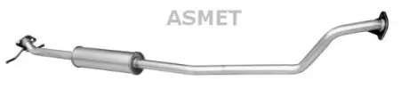 Глушник вихлопної системи середній OPEL AGILA B SUZUKI SPLASH 1.2 01.08 ASMET 05197
