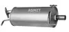 Глушник вихлопної системи задній OPEL AGILA B SUZUKI SPLASH 1.0/1.2 01.08 ASMET (05198) зображення 1