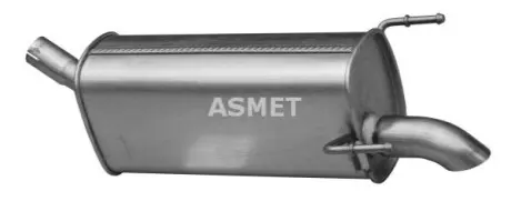 Глушник вихлопної системи задній OPEL ZAFIRA B 1.6-2.2 07.05-04.15 ASMET 05230