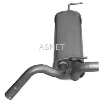 Глушник вихлопної системи задній OPEL ASTRA J, ASTRA J GTC, CASCADA 1.4/1.4LPG 12.09 ASMET 05242