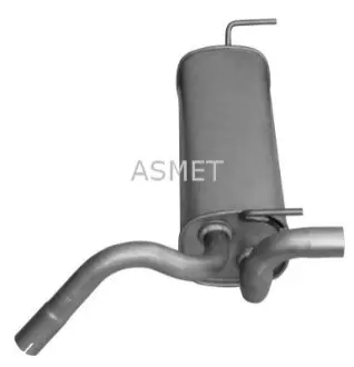 Глушник вихлопної системи середній OPEL ASTRA J 1.6 12.09 ASMET 05248