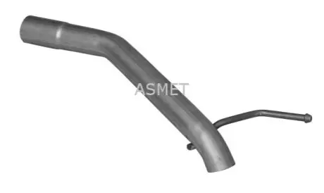 Вихлопна труба задн (довжина:510мм) OPEL ASTRA J 1.3D/1.6 12.09-10.15 ASMET 05249