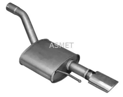 Глушник вихлопної системи задній OPEL ASTRA J 1.6 10.10-10.15 ASMET 05254