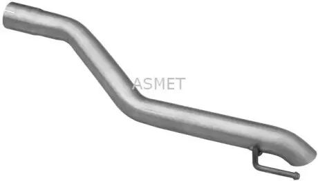 Вихлопна труба задн (довжина:610мм) OPEL ASTRA J 1.7D 10.10-10.15 ASMET 05260